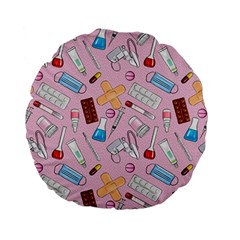 Medical Standard 15  Premium Flano Round Cushions by SychEva