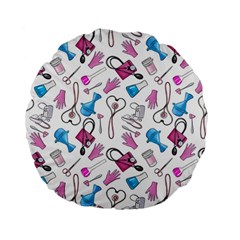 Medicine Standard 15  Premium Flano Round Cushions by SychEva
