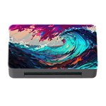Tsunami Waves Ocean Sea Nautical Nature Water Painting Memory Card Reader with CF Front