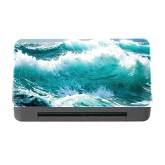 Waves Ocean Sea Tsunami Nautical 4 Memory Card Reader With Cf by Jancukart