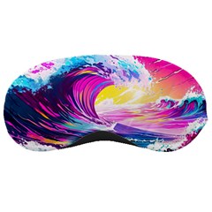 Tsunami Waves Ocean Sea Nautical Nature Water Blue Water Sleeping Mask by Jancukart