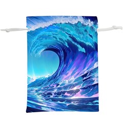 Tsunami Tidal Wave Ocean Waves Sea Nature Water 2 Lightweight Drawstring Pouch (xl) by Jancukart