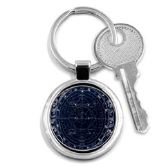 Vintage Astrology Poster Key Chain (round) by ConteMonfrey