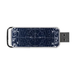 Vintage Astrology Poster Portable Usb Flash (two Sides) by ConteMonfrey