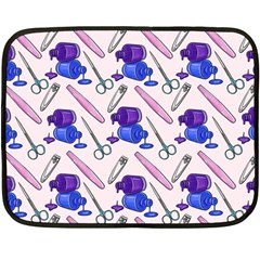 Manicure Two Sides Fleece Blanket (mini) by SychEva