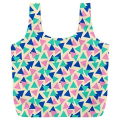 Pop Triangles Full Print Recycle Bag (xxl) by ConteMonfrey