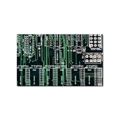 Printed Circuit Board Circuits Sticker Rectangular (100 Pack) by Celenk