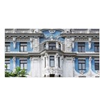 Squad Latvia Architecture Satin Shawl 45  x 80  Front