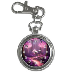 Trees Forest Landscape Nature Neon Key Chain Watches by Uceng