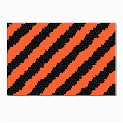 Halloween-background Postcards 5  X 7  (pkg Of 10) by nateshop