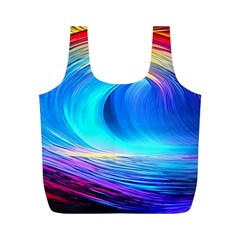 Art Fantasy Painting Colorful Pattern Design Full Print Recycle Bag (m) by Ravend