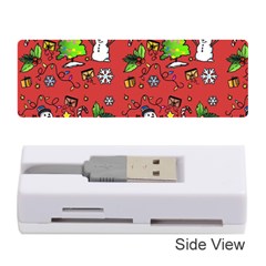 Santa Snowman Gift Holiday Christmas Cartoon Memory Card Reader (stick) by Ravend
