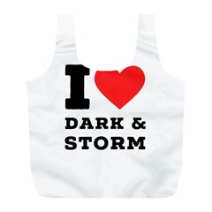 I Love Dark And Storm Full Print Recycle Bag (l) by ilovewhateva