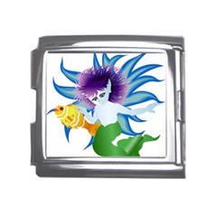 Mermaid Fantasy Undersea Merman Mega Link Italian Charm (18mm) by Salman4z