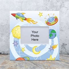 Science Fiction Outer Space White Box Photo Frame 4  X 6  by Salman4z