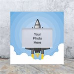 Rocket Shuttle Spaceship Science White Box Photo Frame 4  x 6  Front