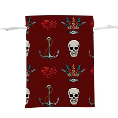 Tattoo-old-school-background-pattern Lightweight Drawstring Pouch (xl) by Salman4z