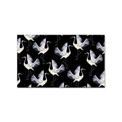Crane Pattern Sticker (rectangular) by Salman4z