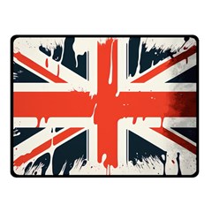Union Jack England Uk United Kingdom London Fleece Blanket (small) by Ravend