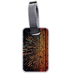 Data Abstract Abstract Background Background Luggage Tag (two Sides) by Ravend