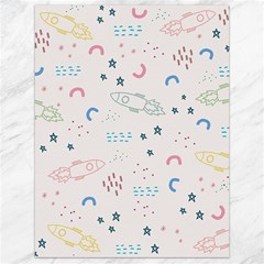 Spaceship Pattern Star Canvas 18  X 24  by danenraven