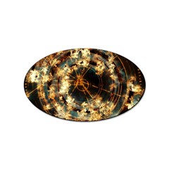 Science Fiction Background Fantasy Sticker Oval (10 Pack) by danenraven