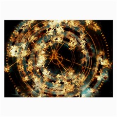Science Fiction Background Fantasy Large Glasses Cloth (2 Sides) by danenraven