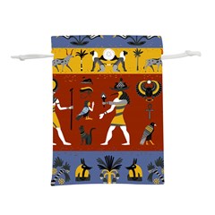 Ancient-egyptian-religion-seamless-pattern Lightweight Drawstring Pouch (s) by Salman4z