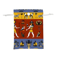 Ancient-egyptian-religion-seamless-pattern Lightweight Drawstring Pouch (l) by Salman4z