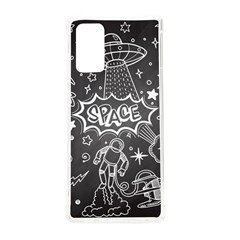 Vector-flat-space-design-background-with-text Samsung Galaxy Note 20 Tpu Uv Case by Salman4z