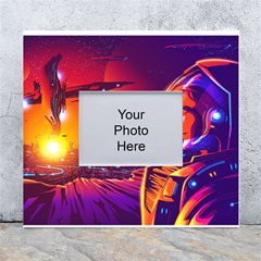 Far-future-human-colonization White Wall Photo Frame 5  X 7  by Salman4z