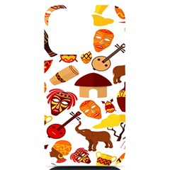 Africa-jungle-ethnic-tribe-travel-seamless-pattern-vector-illustration Iphone 14 Pro Black Uv Print Case by Salman4z