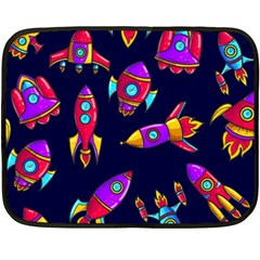 Space-patterns Fleece Blanket (mini) by Salman4z