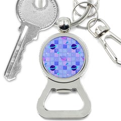 Seamless-pattern-pastel-galaxy-future Bottle Opener Key Chain by Salman4z