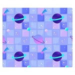 Seamless-pattern-pastel-galaxy-future Two Sides Premium Plush Fleece Blanket (Small) 50 x40  Blanket Front