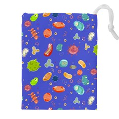Virus-seamless-pattern Drawstring Pouch (4xl) by Salman4z