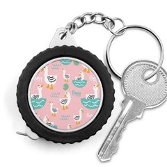 Cute-happy-duck-gift-card-design-seamless-pattern-template Measuring Tape by Salman4z