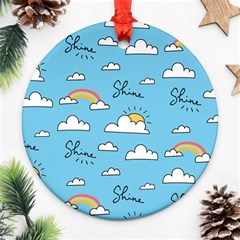 Sky-pattern Ornament (round) by Salman4z