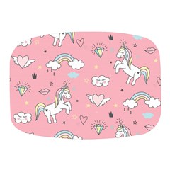 Cute-unicorn-seamless-pattern Mini Square Pill Box by Salman4z