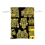 American-golden-ancient-totems Lightweight Drawstring Pouch (L) Back