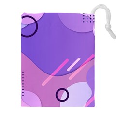 Colorful-abstract-wallpaper-theme Drawstring Pouch (4xl) by Salman4z