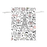 Big-collection-with-hand-drawn-objects-valentines-day Lightweight Drawstring Pouch (S) Front