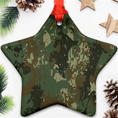 Camouflage-splatters-background Star Ornament (two Sides) by Salman4z