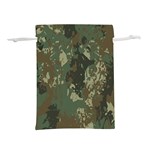 Camouflage-splatters-background Lightweight Drawstring Pouch (S) Back