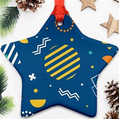 Flat-design-geometric-shapes-background Ornament (star) by Salman4z