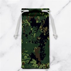 Military Background Grunge Jewelry Bag by pakminggu