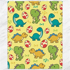 Seamless Pattern With Cute Dinosaurs Character Canvas 16  X 20  by pakminggu