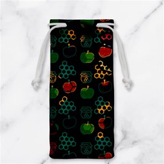 Apples Honey Honeycombs Pattern Jewelry Bag by pakminggu