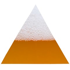 Beer Foam Bubbles Alcohol Glass Wooden Puzzle Triangle by pakminggu