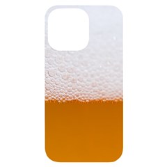 Beer Foam Bubbles Alcohol Glass Iphone 14 Pro Max Black Uv Print Case by pakminggu
